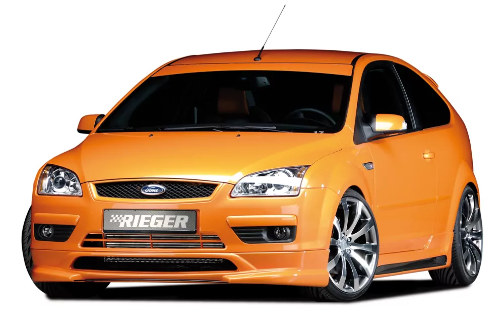 Rieger Spoilerlippe für Ford Focus 2 - 5-tür. 07.04-01.08 (bis Facelift) carbon optik