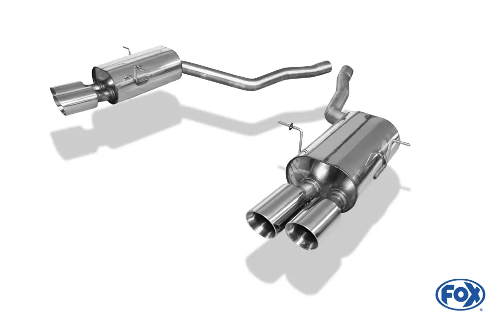 BMW E31 850i  Endschalldämpfer rechts/links - 2x90 Typ 25 rechts/links
