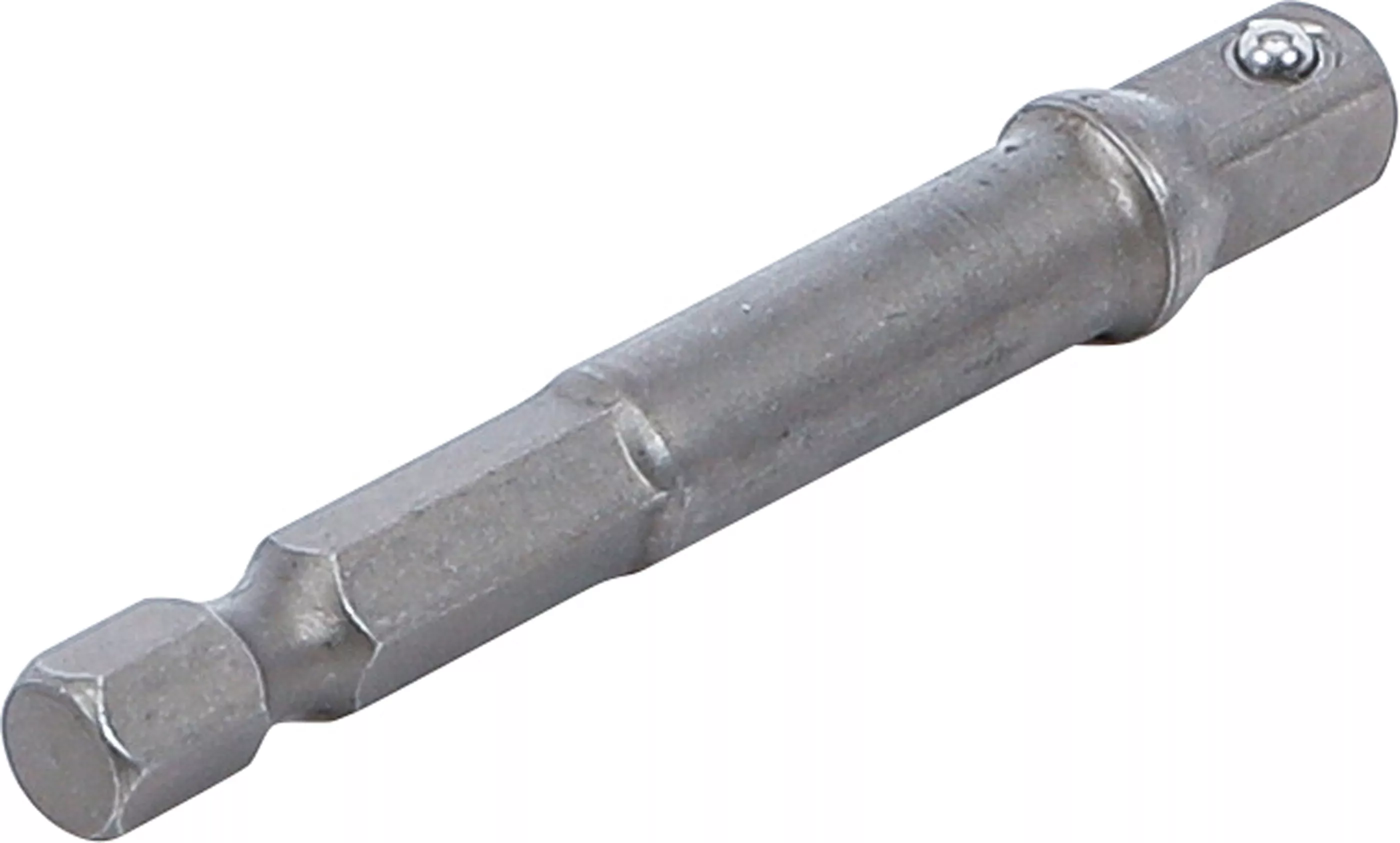 Adapter für Bohrmaschinen | Antrieb Außensechskant 6,3 mm (1/4") / Abtrieb Außenvierkant 6,3 mm (1/4")