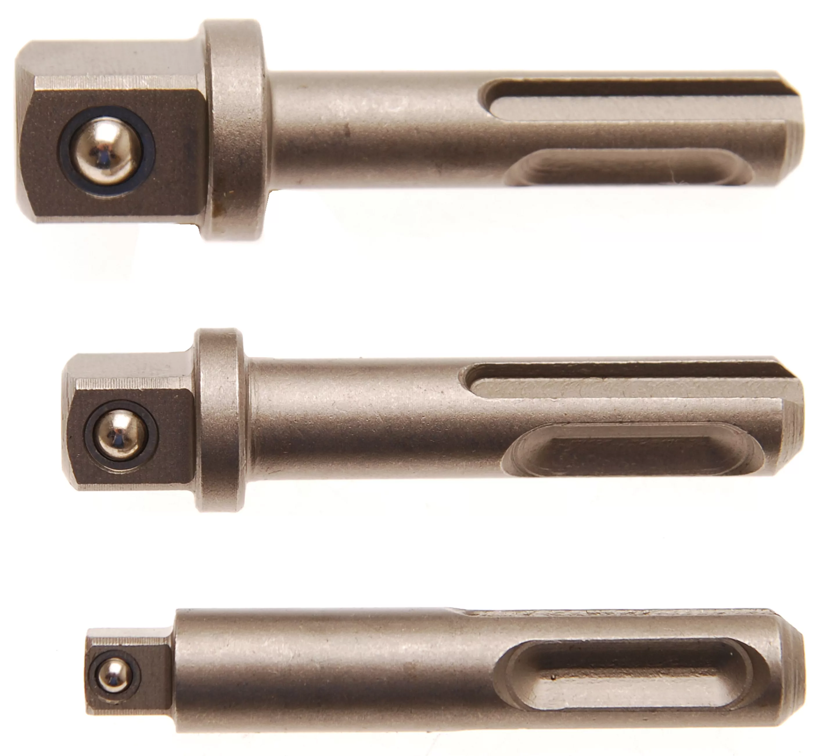 Adapter-Satz | SDS - Außenvierkant 6,3 mm (1/4"), 10 mm (3/8"), 12,5 mm (1/2") | 3-tlg.