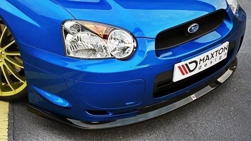 Front Ansatz Passend Für Passend Für Subaru Impreza WRX STI (BLOBEYE) Schwarz Hochglanz Schwarz Hochglanz