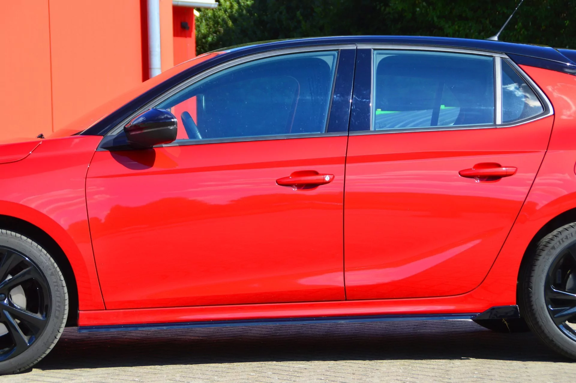 Seitenschweller mit Wing  hinten für Opel Corsa F