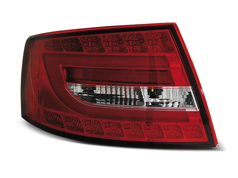 Led Tail Lights Red White Fits Audi A6 C6 Sedan 04.04-08 7pin