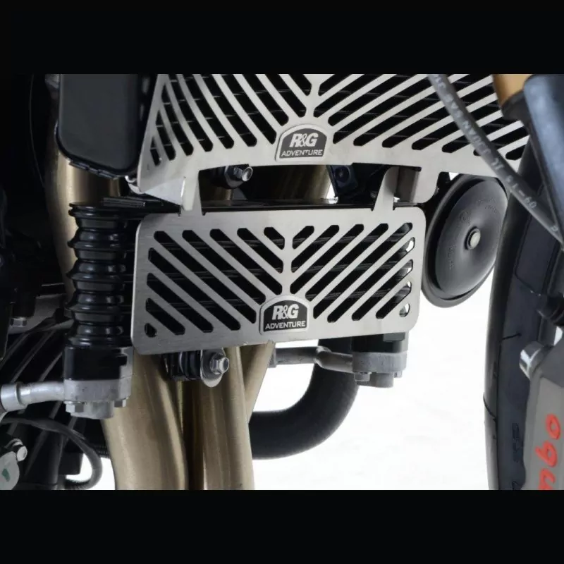 R&G Ölkühler Kühlergitter Edelstahl Triumph Speed Triple 1050 / S / R / RS 2011-