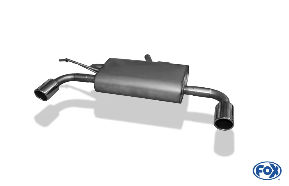 Dacia Duster 4x4  Endschalldämpfer quer Ausgang rechts/links - 1x80 Typ 16 rechts/links