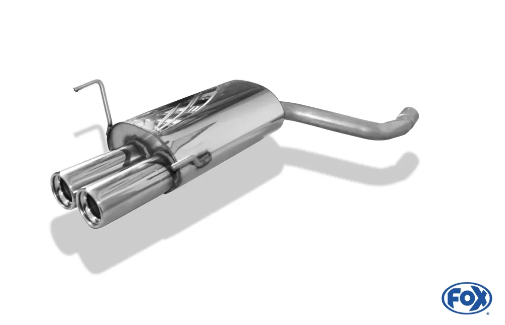 Mercedes C-Klasse W202/ S202  Endschalldämpfer Eingang 61mm - 2x80 Typ 13