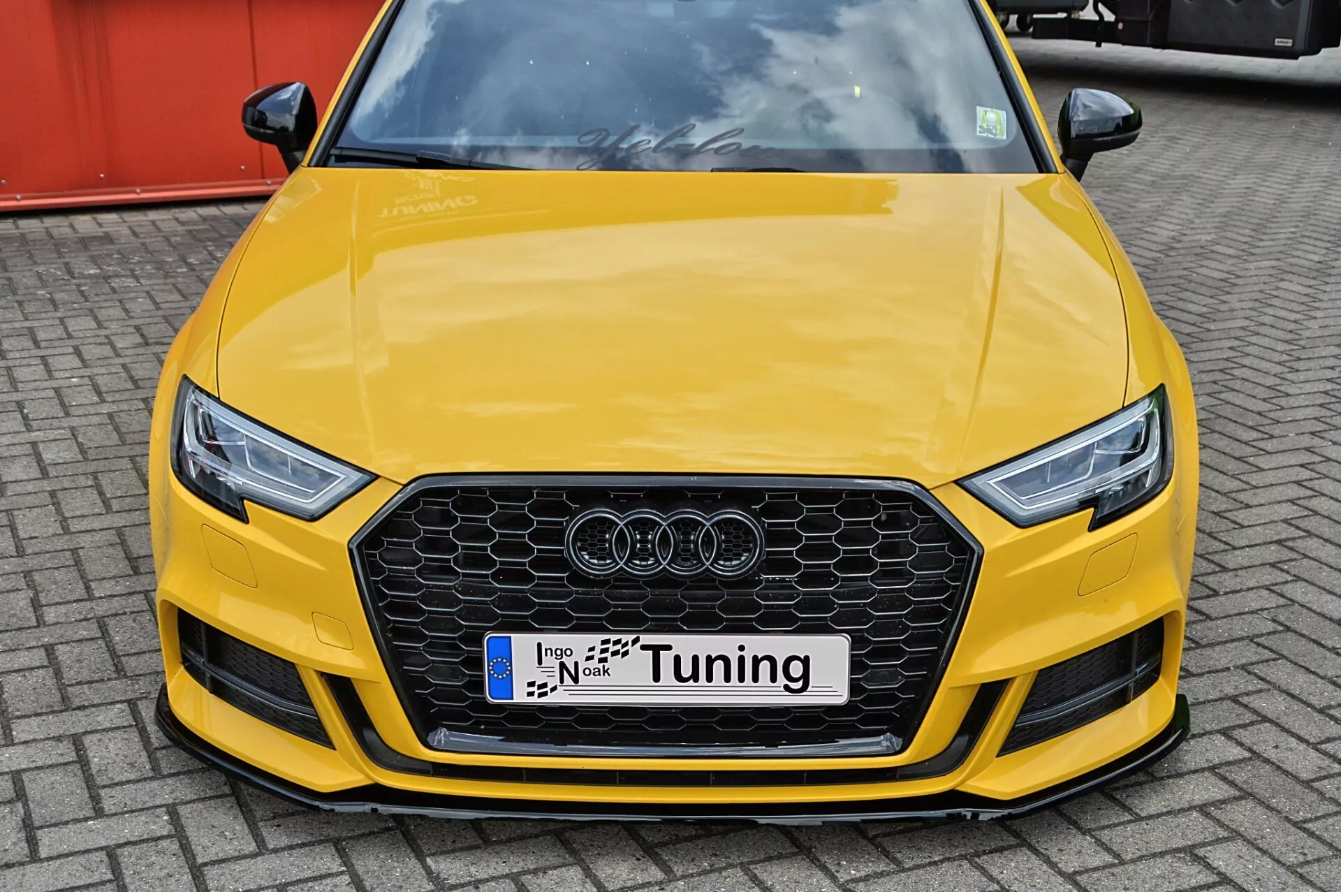 Cup Frontspoilerlippe für Audi A3 S3 8V S-Line + Cabrio Facelift