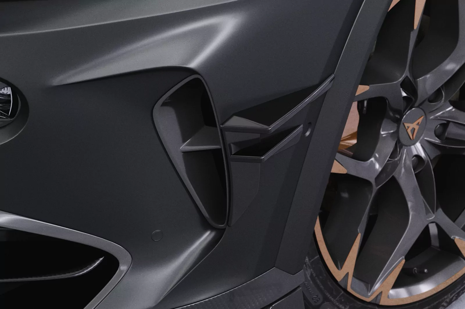 Performance Flaps für Cupra Formentor FP026 Schwarz Strukturiert