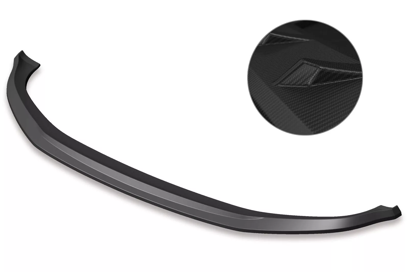 Cup-Spoilerlippe mit ABE für VW T5 CSL465-M Carbon Look (matt)