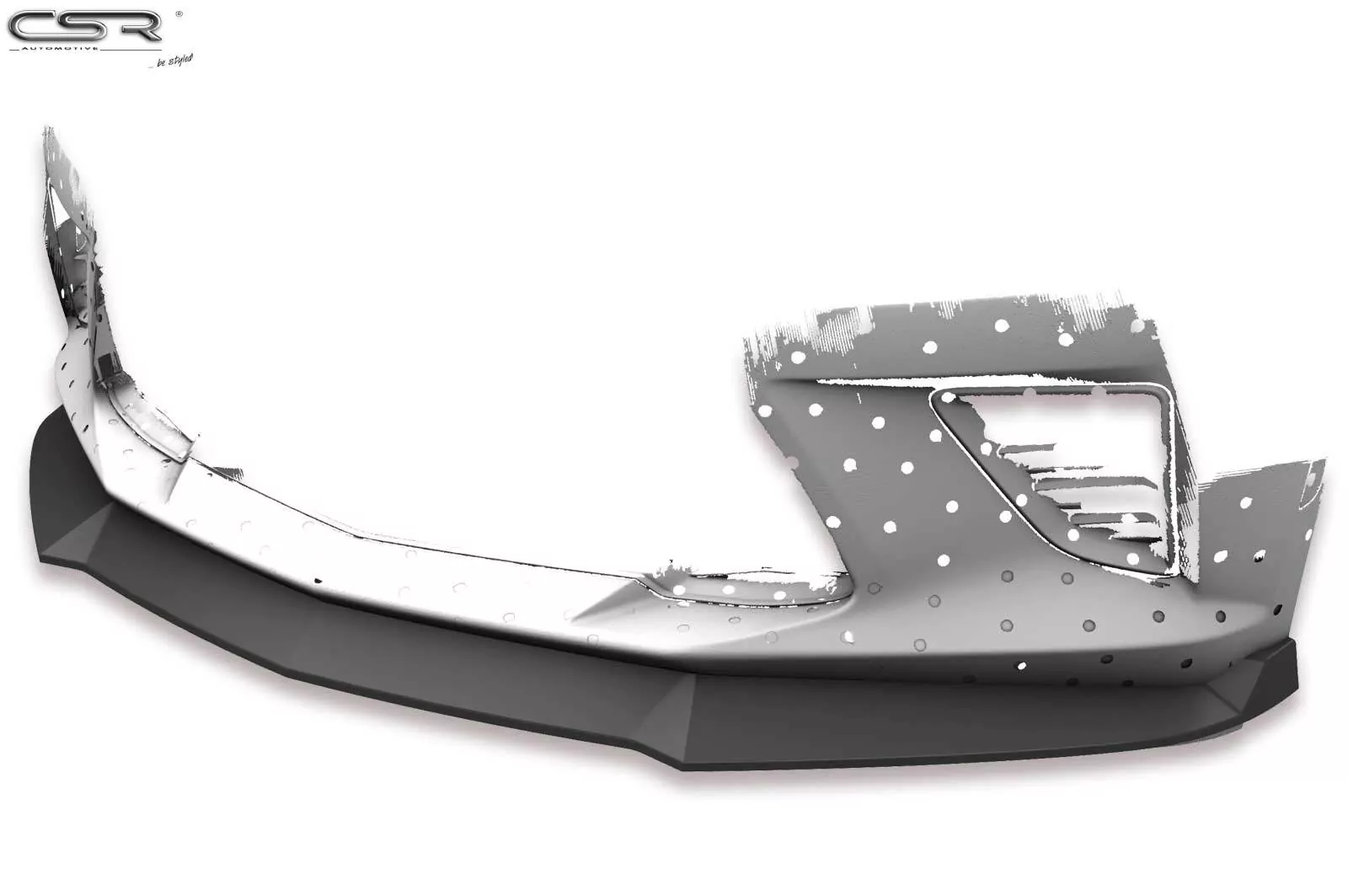 Cup-Spoilerlippe mit ABE für Chevrolet Camaro 6 CSL379-M Carbon Look (matt)