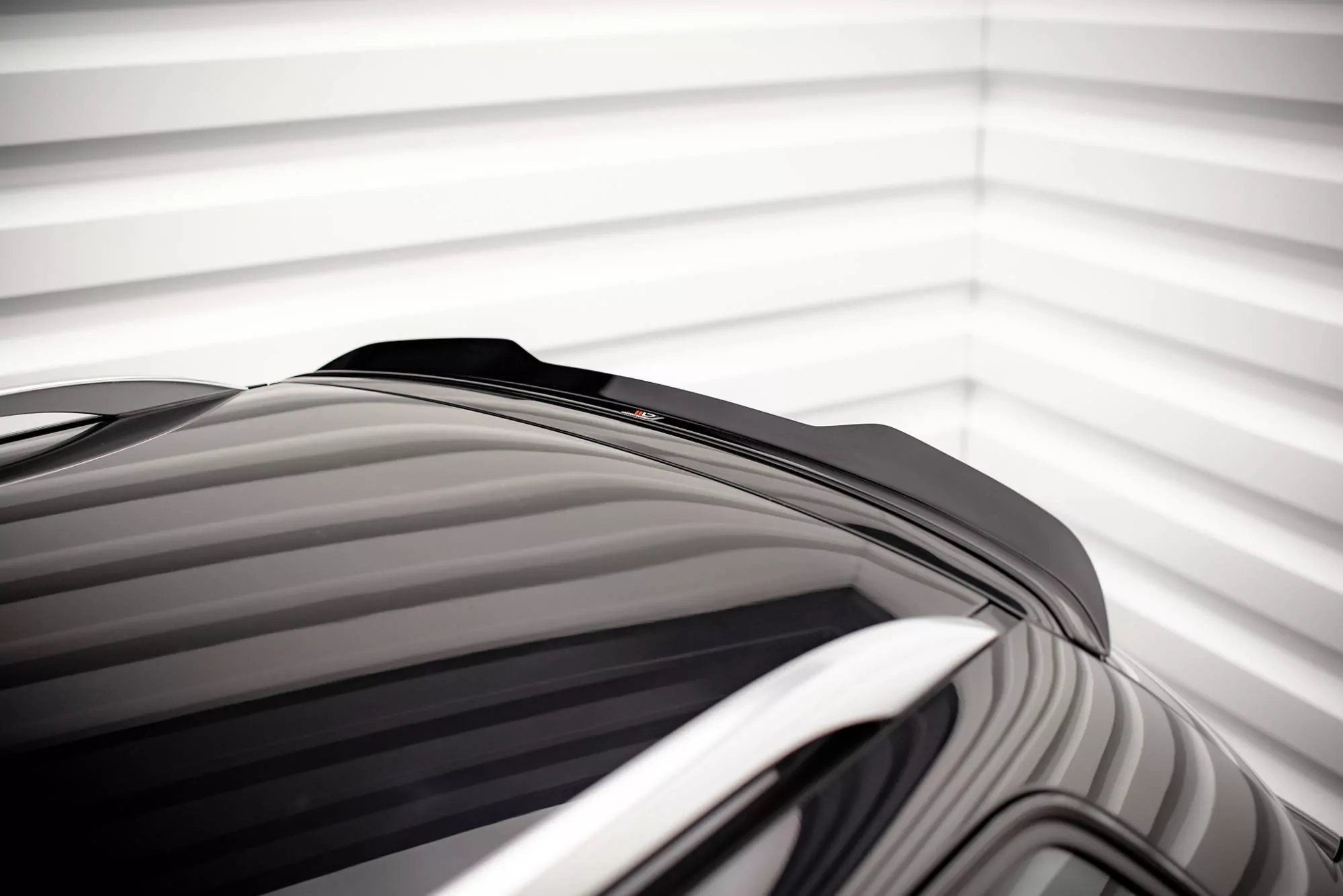 Spoiler CAP Für Seat Exeo ST Schwarz Hochglanz