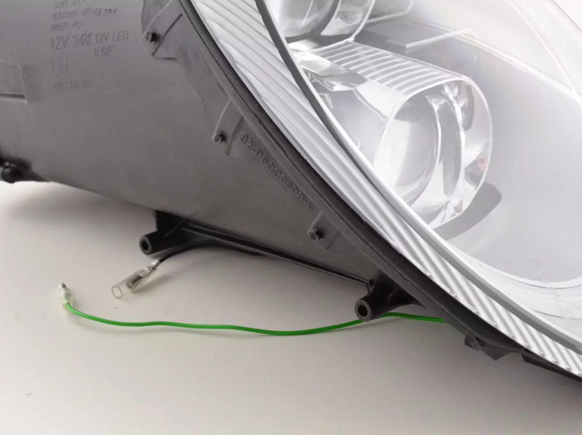 Scheinwerfer Set Daylight LED TFL-Optik Porsche 911 Typ 997 Bj. 04-08 chrom