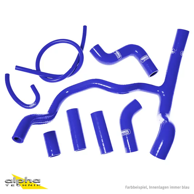 SAMCO SPORT Siliconschlauch Kit blau für Aprillia Tuono V4 1100 Factory RR R Modelljahr 2011-2022