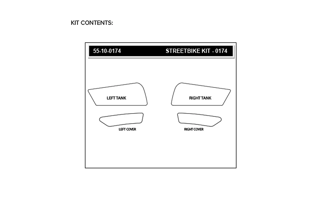 Stompgrip Traction Pads hybrid für BMW F850GS Adv. und S1000XR