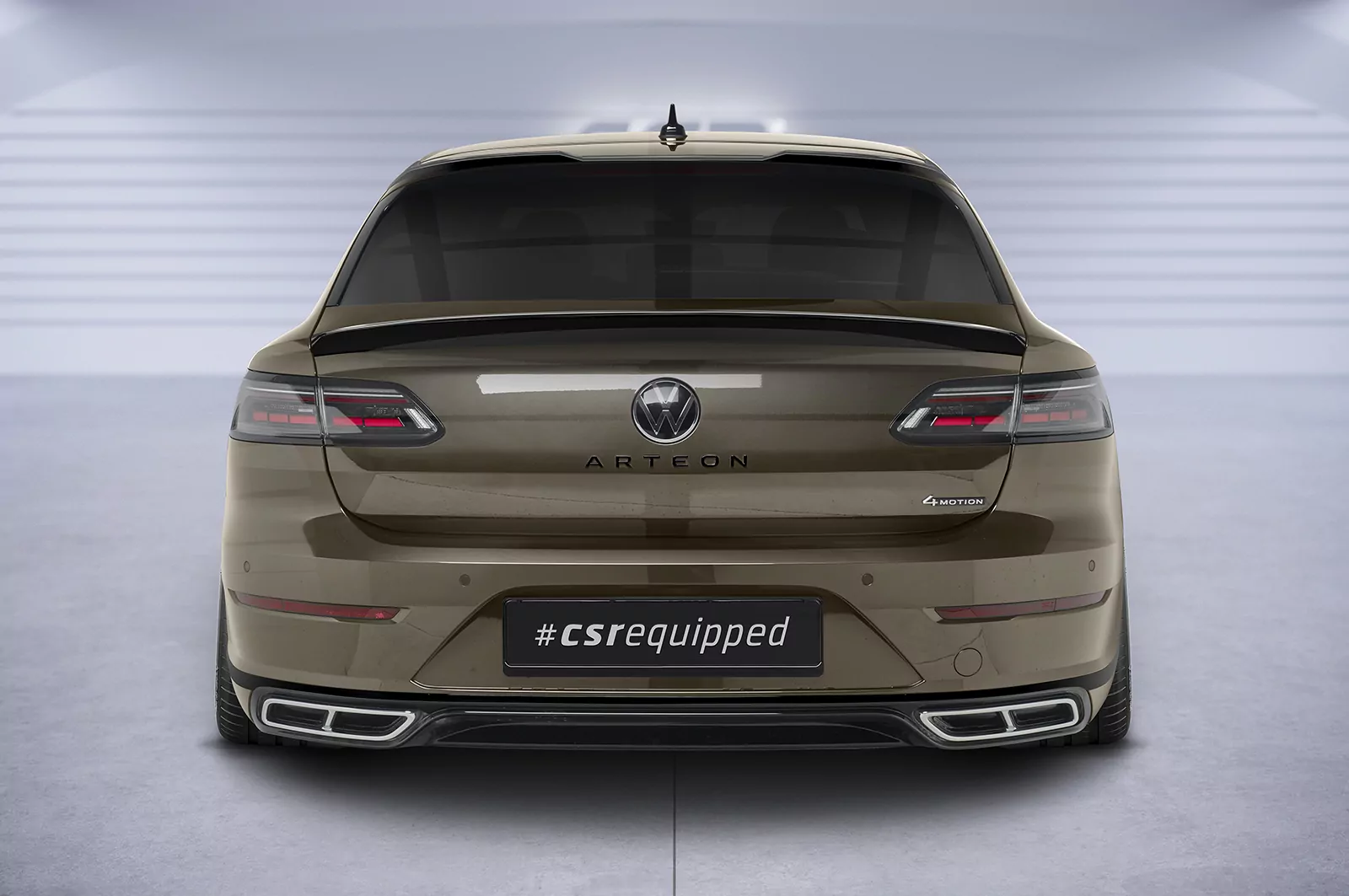 Heckflügel mit ABE für VW Arteon Shooting Brake HF944 Schwarz Strukturiert