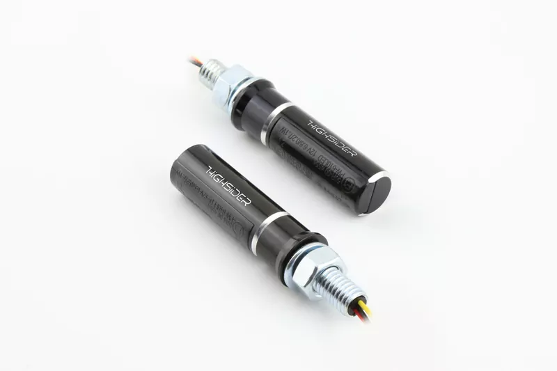 HIGHSIDER pro Conero LED Rück-, Bremslicht, Blinker Schwarz/Getönt 3in1, E-Geprüft (Paar)