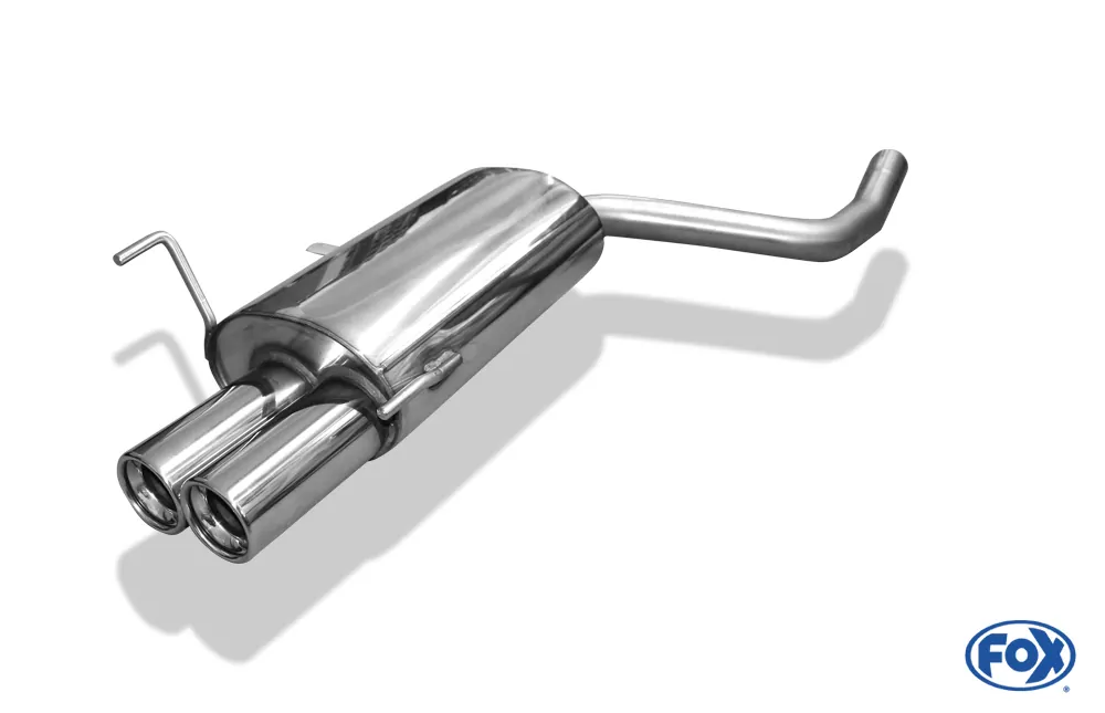 Mercedes CLK Typ 208  Endschalldämpfer  - 2x80 Typ 13