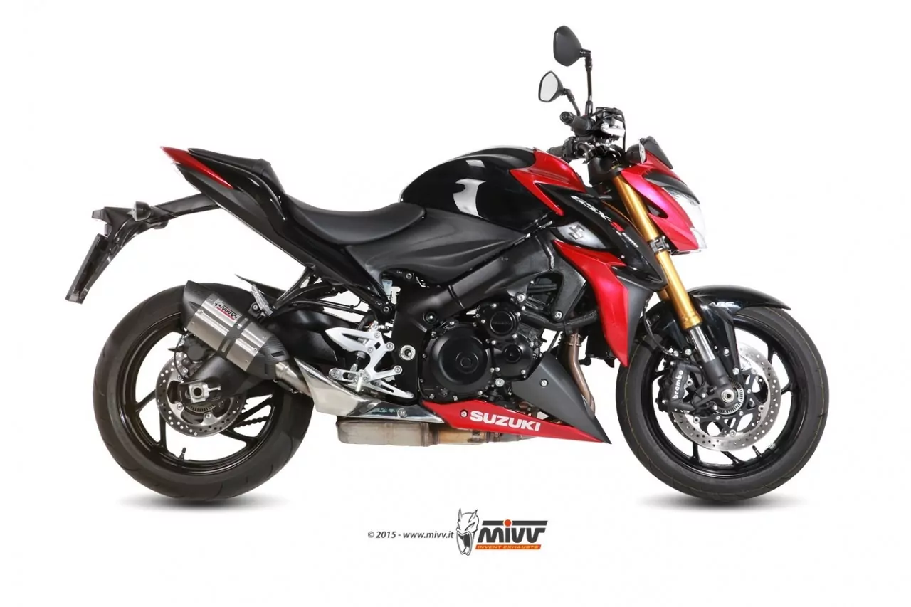 MIVV Suono Edelstahl Suzuki GSX-S 1000/F ´15-21