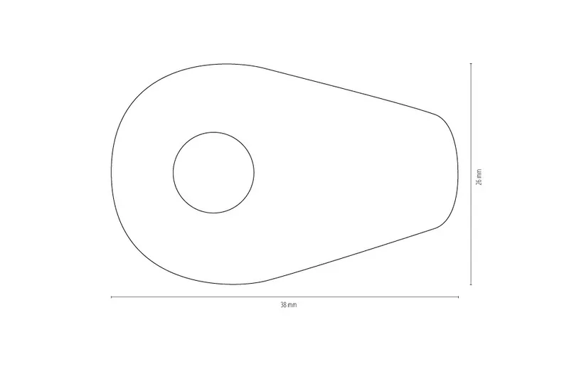 SHIN YO Alu Montageplatten INDY SPACER für YAMAHA MT 07/09/10, Set