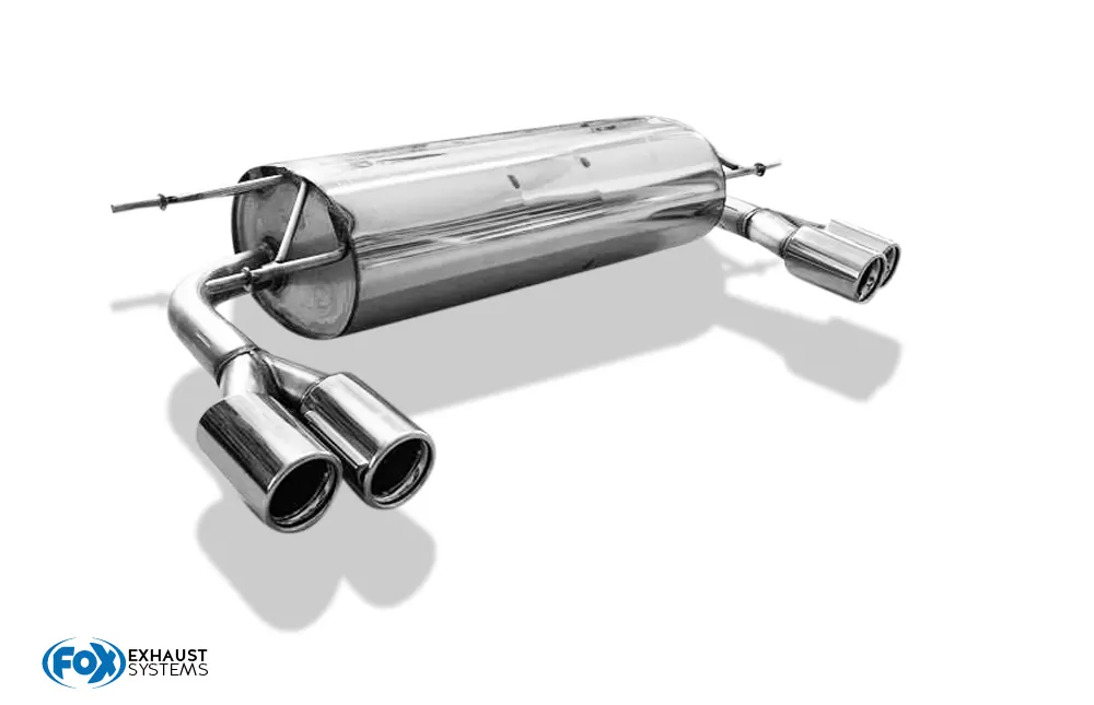 Mazda MX5 Typ NC  Endschalldämpfer Ausgang rechts/links - 2x76 Typ 13 rechts/links - dezenter sportlicher Sound mit EWG-Betriebserlaubnis