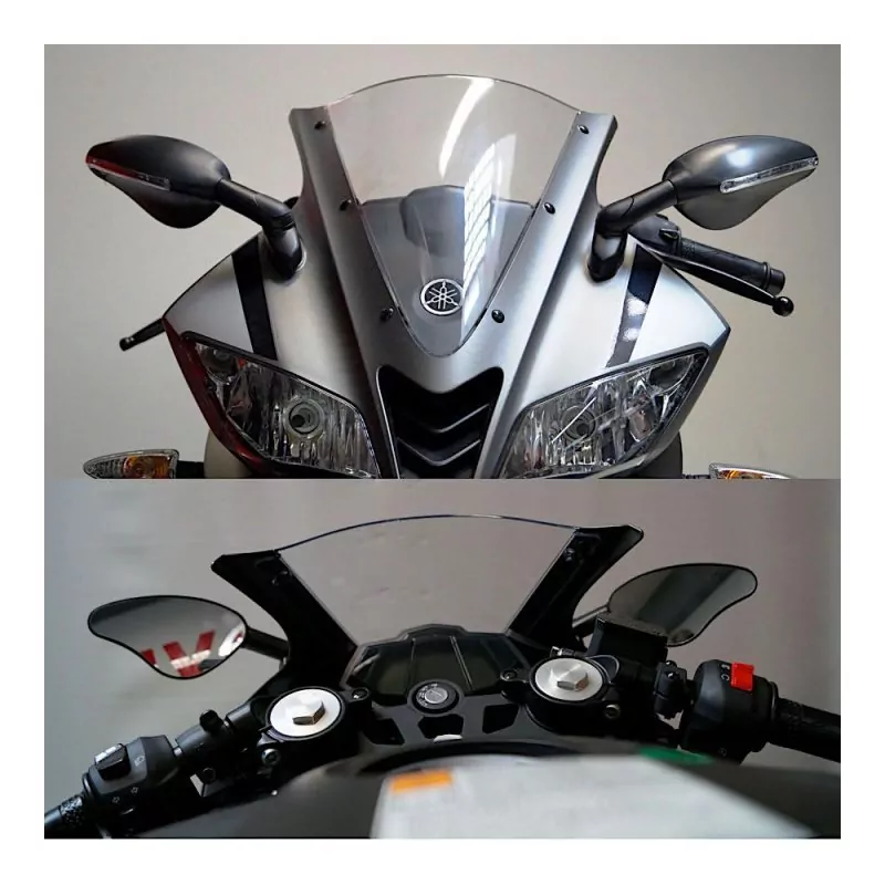 FAR LED Blinkerspiegel Aluminium| 7037 7038 | Abstand 28-50mm | E-geprüft