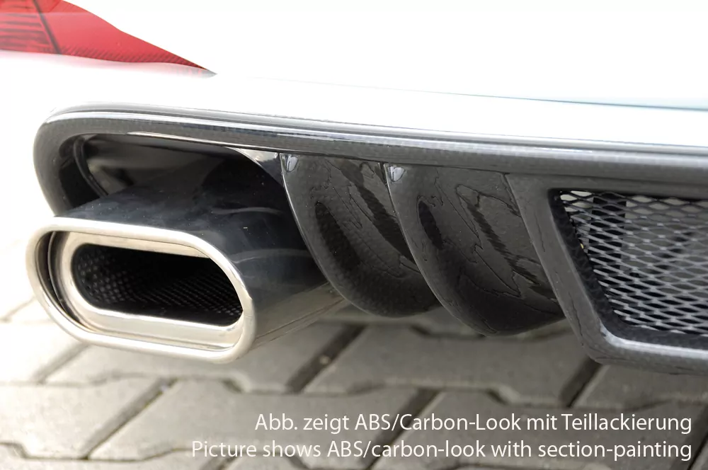 Rieger Heckansatz für Fiat Grande Punto (199) - 3-tür. 10.05- carbon optik