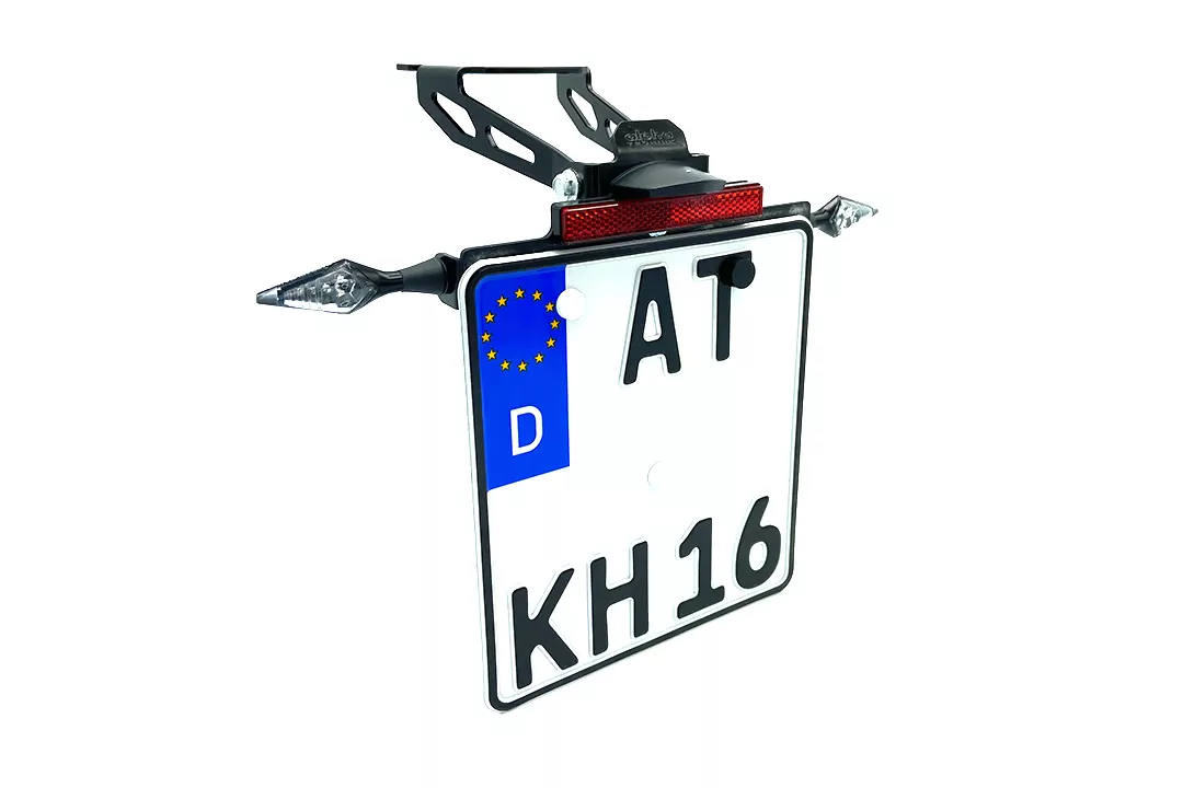 alpha Technik Kennzeichenhalter für Kawasaki Ninja ZX-10R ab Modelljahr 2022-