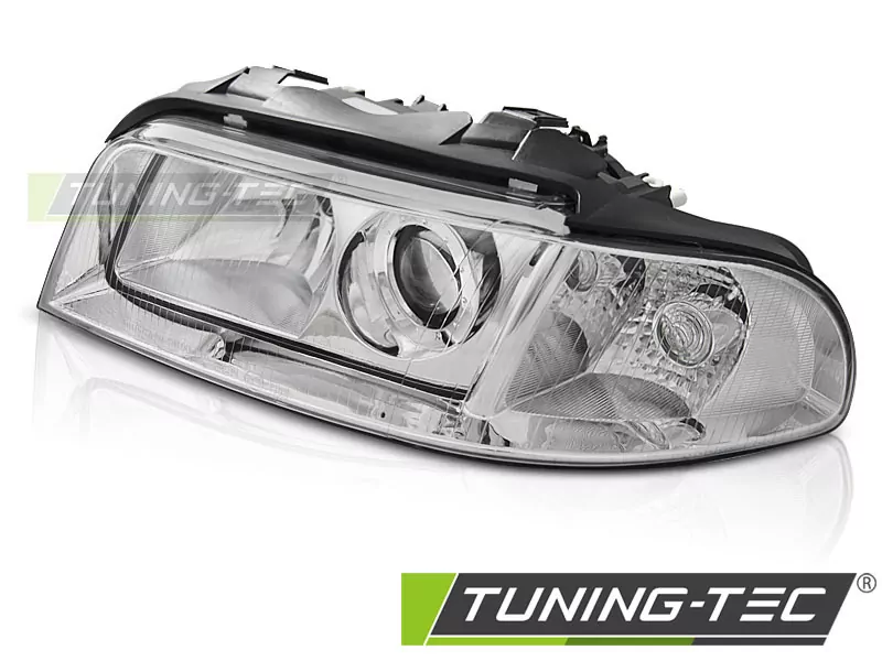 Headlight Chrome Left Side Tyc Fits Audi A4 B5 99-00