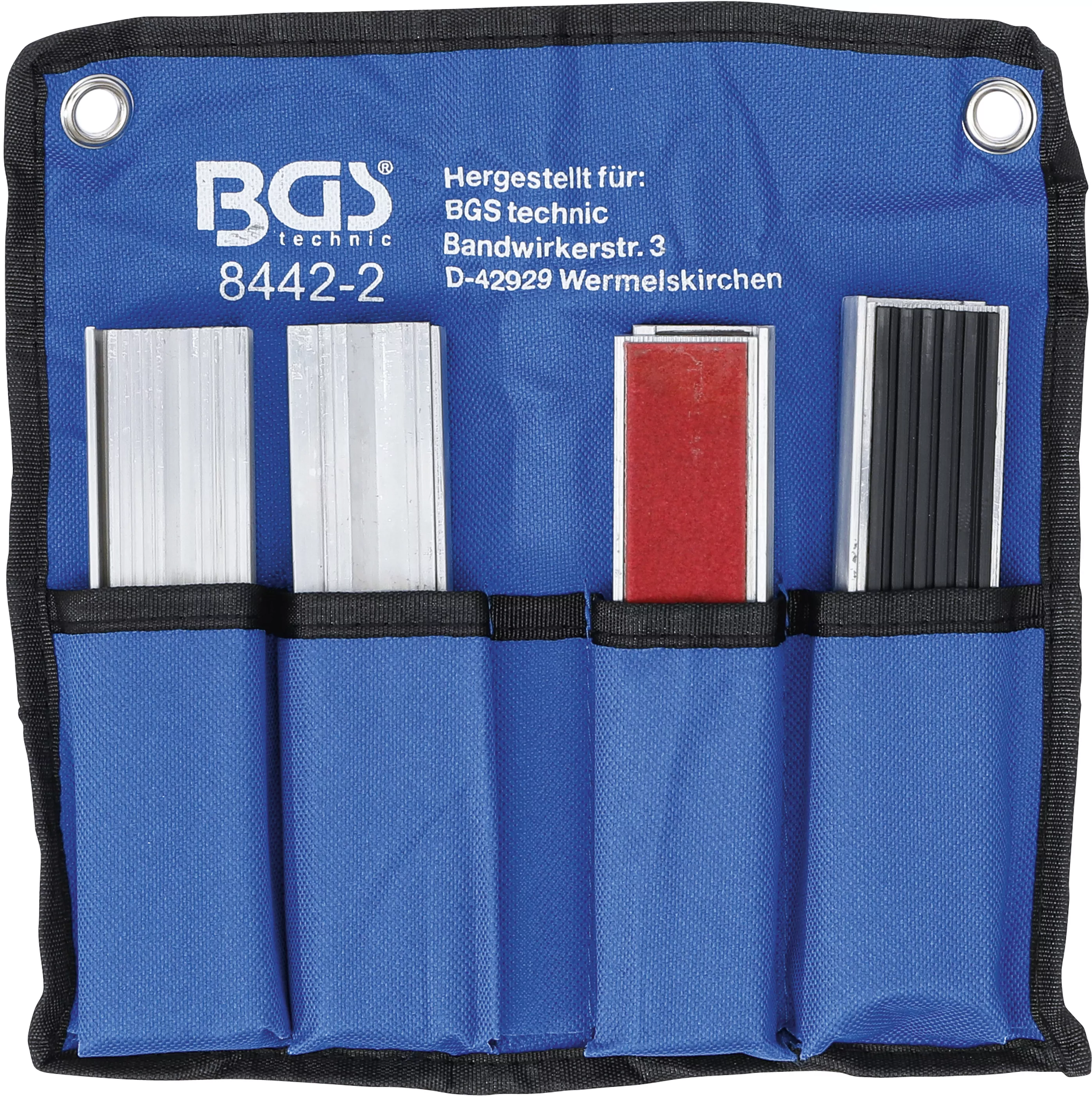 Schraubstock-Schutzbacken-Satz | Aluminium | 150 mm | 8-tlg.