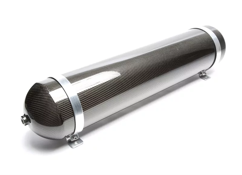 TA Technix nahtloser Lufttank 19 Liter / Lufttank schwarz mit echt Carbon Furnier