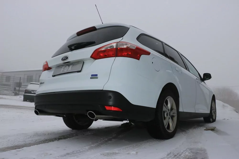 Ford Focus III Ecoboost - Turnier/ Kombi  Endschalldämpfer Ausgang rechts/links - 106x71 Typ 32 rechts/links