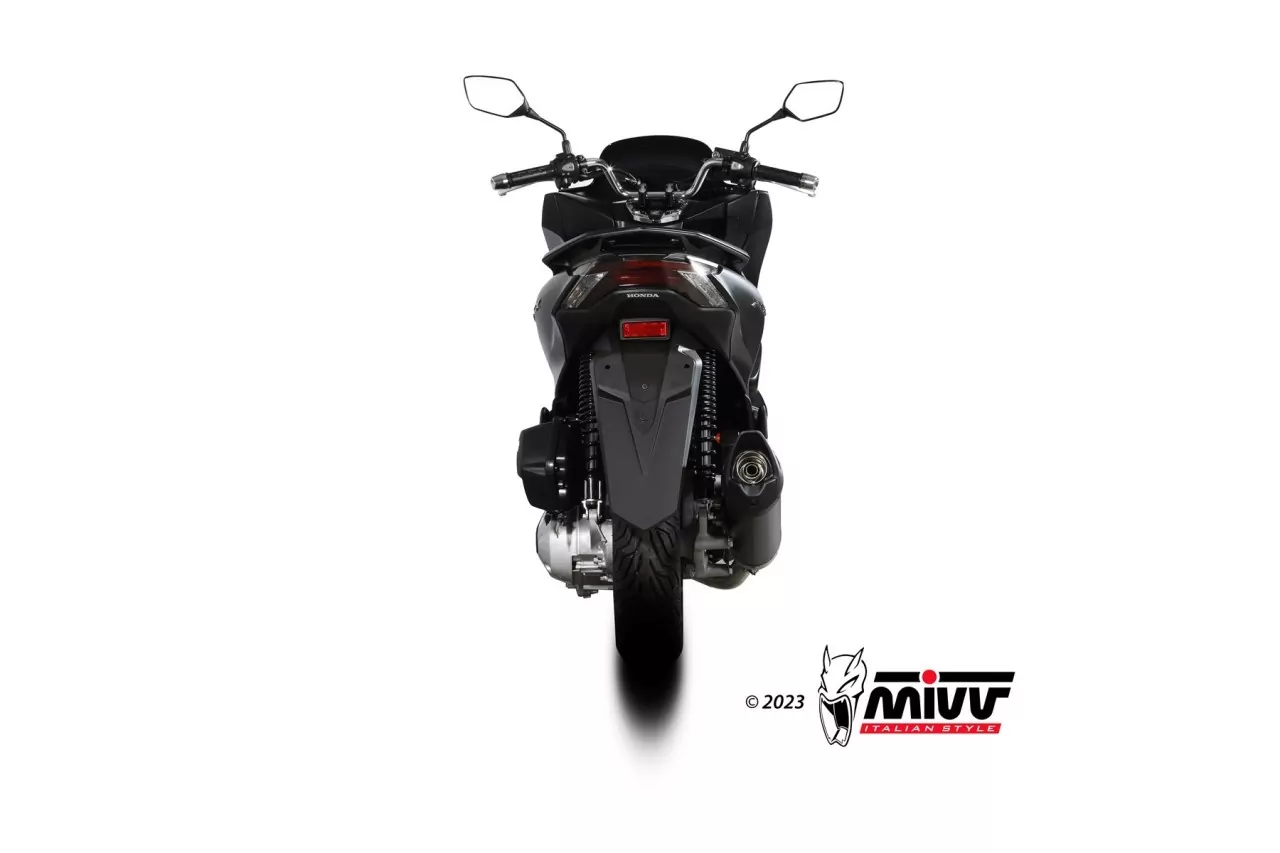 MIVV MOVER Edelstahl Schwarz HONDA PCX 125 21-23