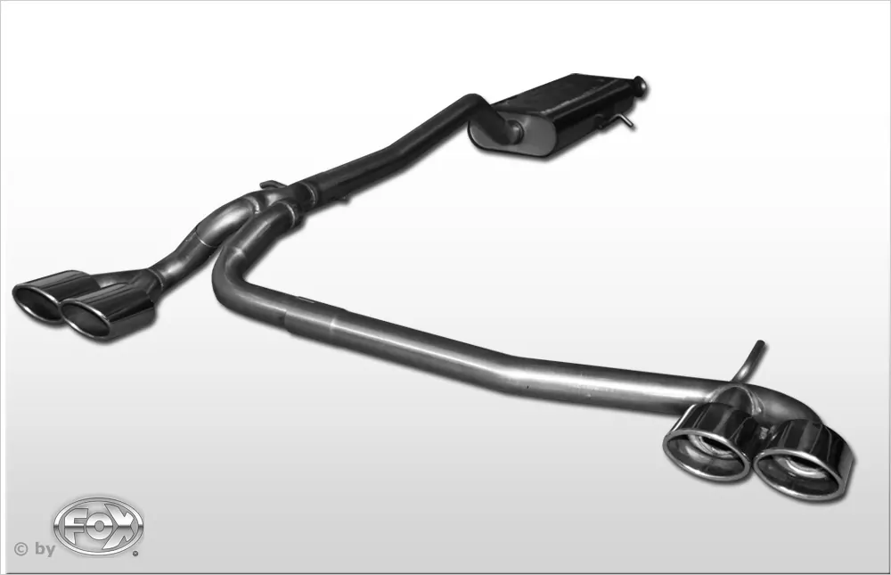 Mercedes A-Klasse W169  Endschalldämpfer Ausgang rechts/links - 2x106x71 Typ 32 rechts/links