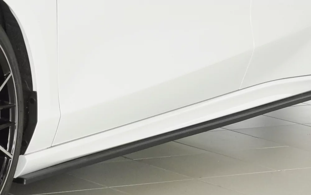 Rieger Seitenschweller links ansatz matt schwarz für Ford Focus 4 ST (DEH) 5-tür. (Turnier) 04.22- (ab Facelift)