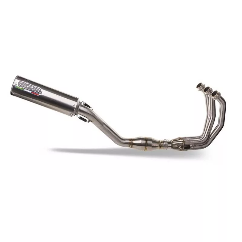 Yamaha Tracer 9 GT 2021-2023, M3 Inox , Homologated legal full system exhaust, including removable db killer and catalyst High