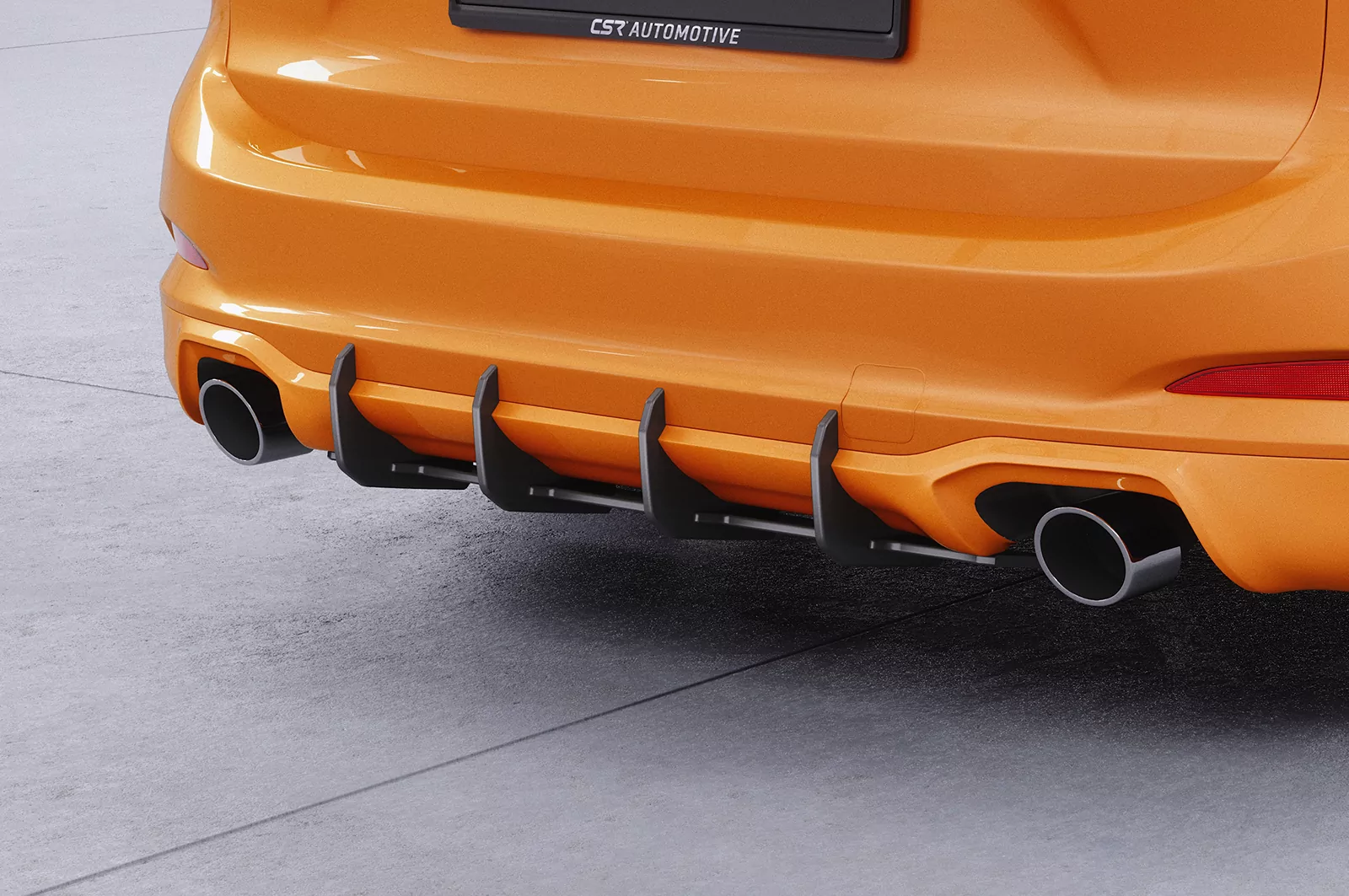 Racing Diffusor / Heckansatz für Ford Focus MK4 Turnier ST-Line HA339