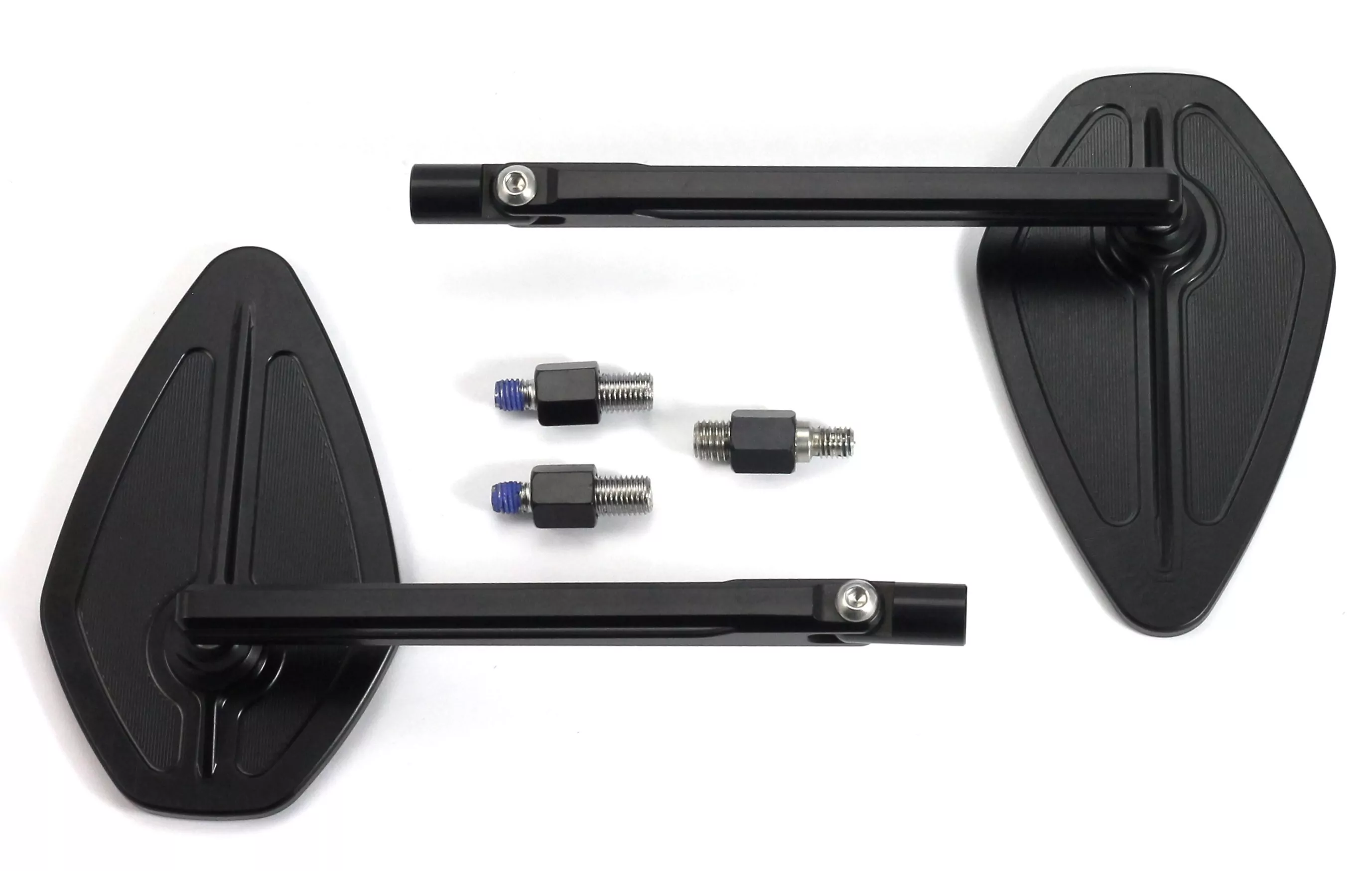 MG Biketec Spiegel Set für M10 x 1,5 mm Gewinde für BMW F 650 GS ab 2008