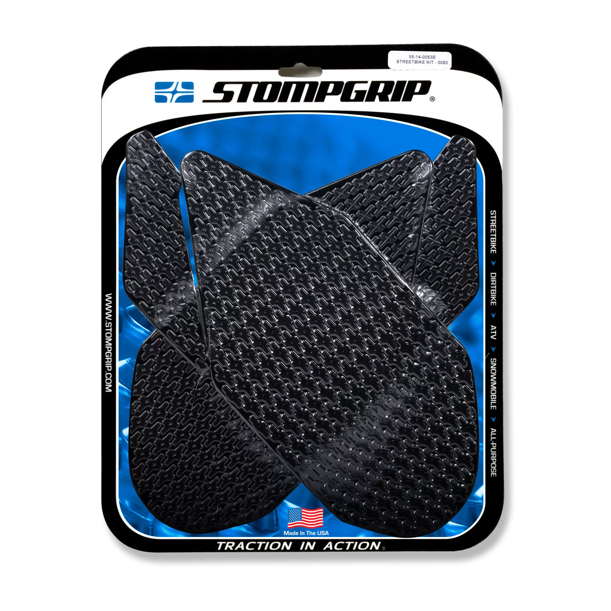 Stompgrip Traction Pad Icon für Suzuki GSX-R 1000 07-08 Schwarz