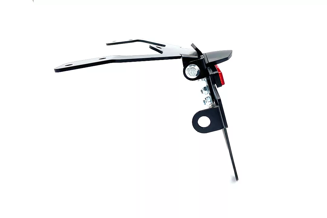 alpha Technik Kennzeichenhalter für Kawasaki ER-6N und ER-6F für Modelljahr 2009 - 2011 Typ ER650C / EX650C