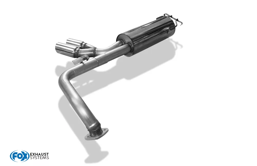 Mercedes G-Klasse Cabrio - 463 (ohne Trittbrett)  Endschalldämpfer Ausgang seitlich  - 2x80 Typ 14