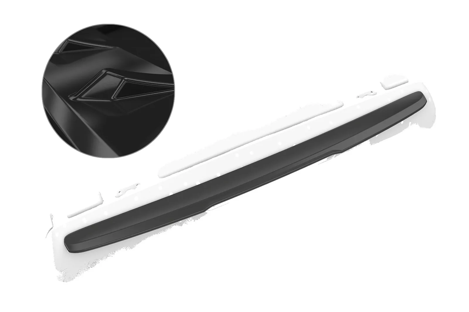 Heckflügel mit ABE für Mercedes Benz Vito 447 Tourer Glossy (schwarz hochglanz)