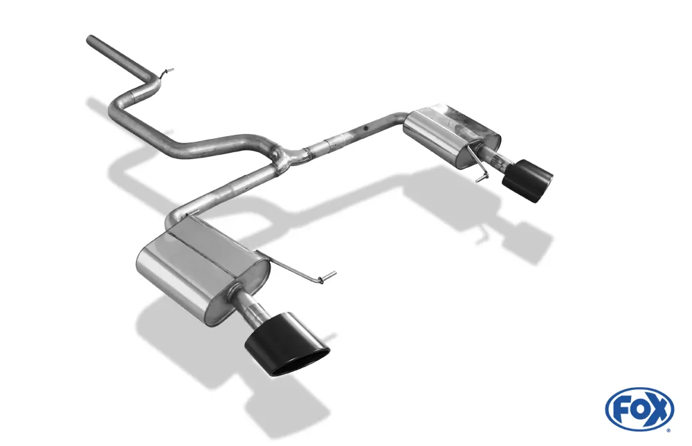 Seat Leon 5F ST - Cupra 290 mit OPF  Halbanlage ab OPF Ausgang rechts/links - 160x90 Typ 38 rechts/links Schwarz