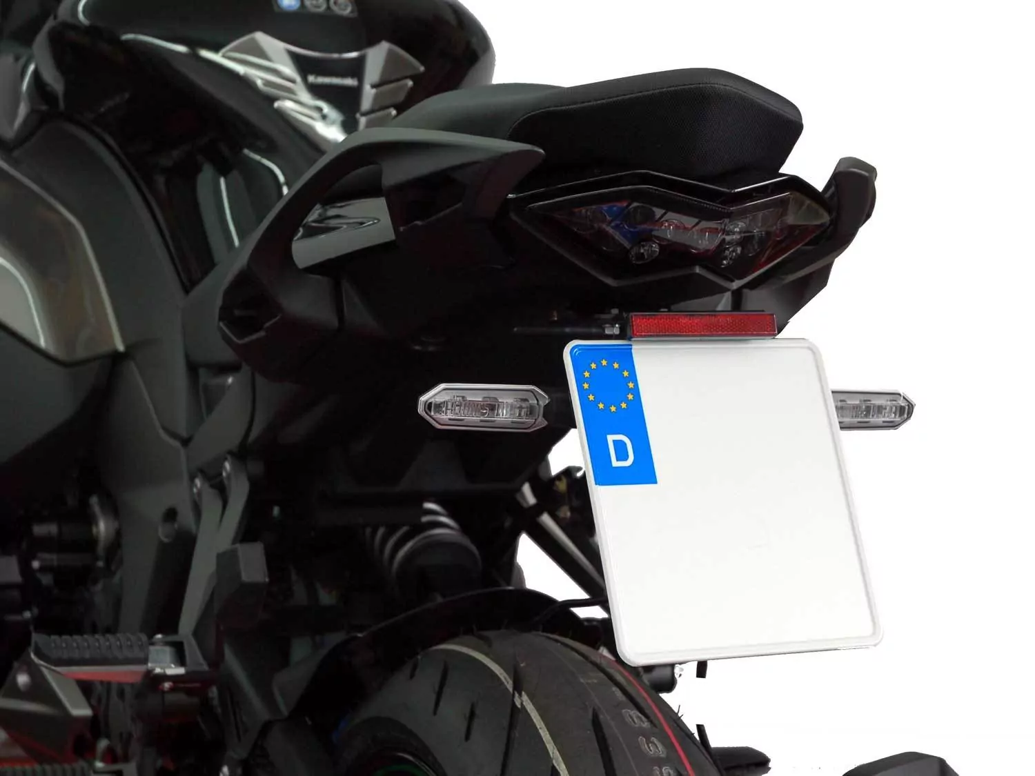 Kennzeichenhalter IQ4 für Kawasaki Ninja 1000 SX (2020-2022)
