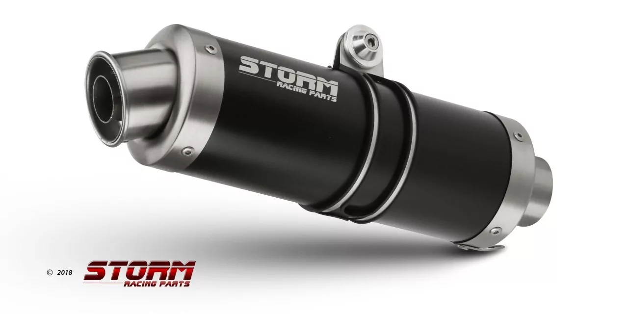 Storm By MIVV GP Edelstahl Schwarz BMW G 310 R 18-23