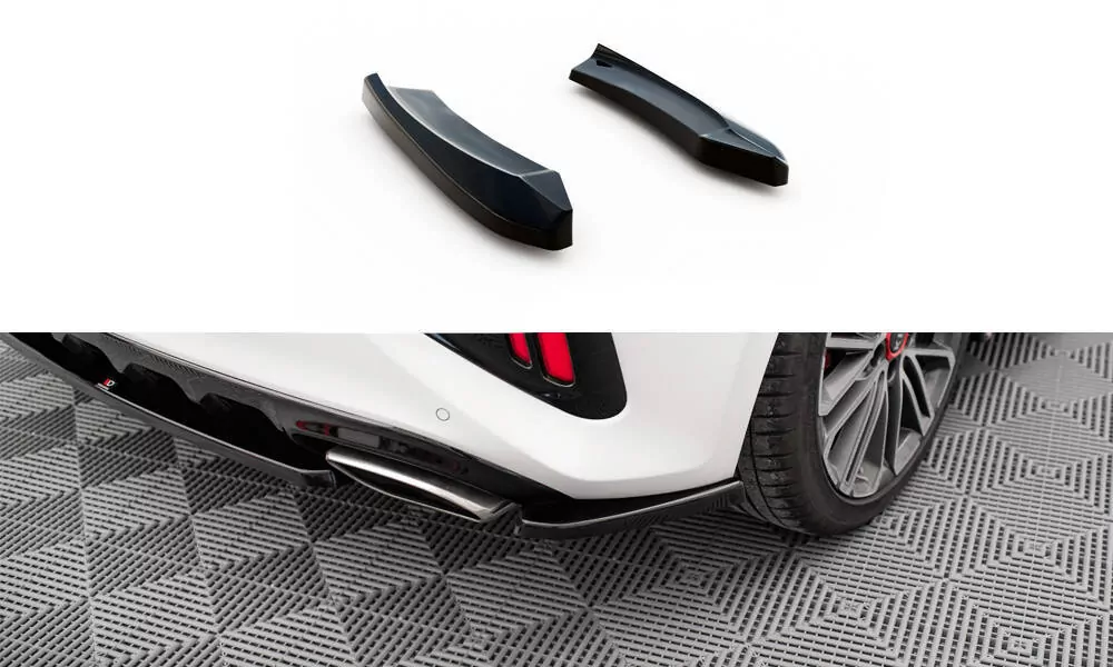 Heck Ansatz Flaps Diffusor Für Kia Ceed GT Mk3  Schwarz Hochglanz