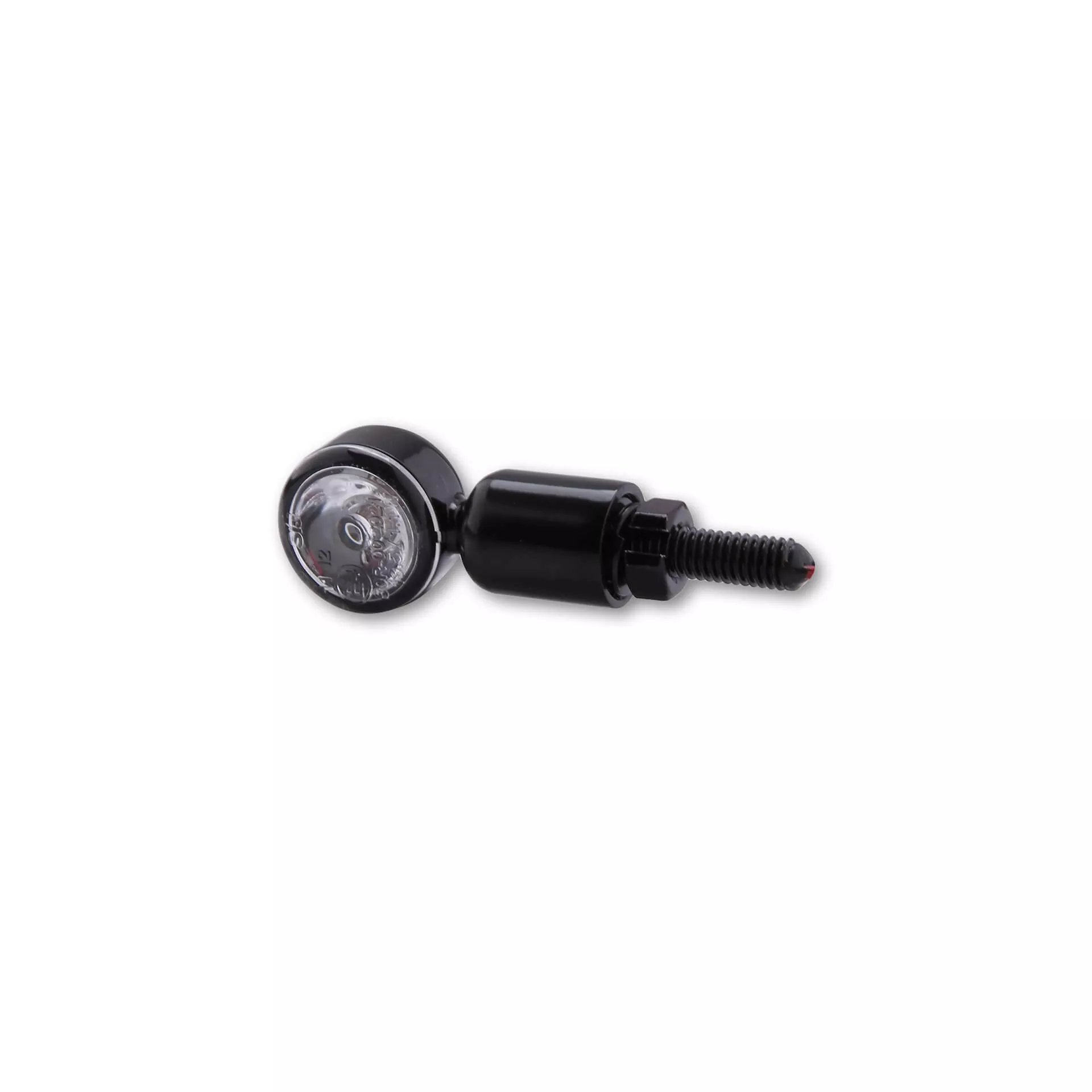 HIGHSIDER smart MC-1 LED Blinker Gehäuse Schwarz / Linse Klar (Paar), Vorn & Hinten