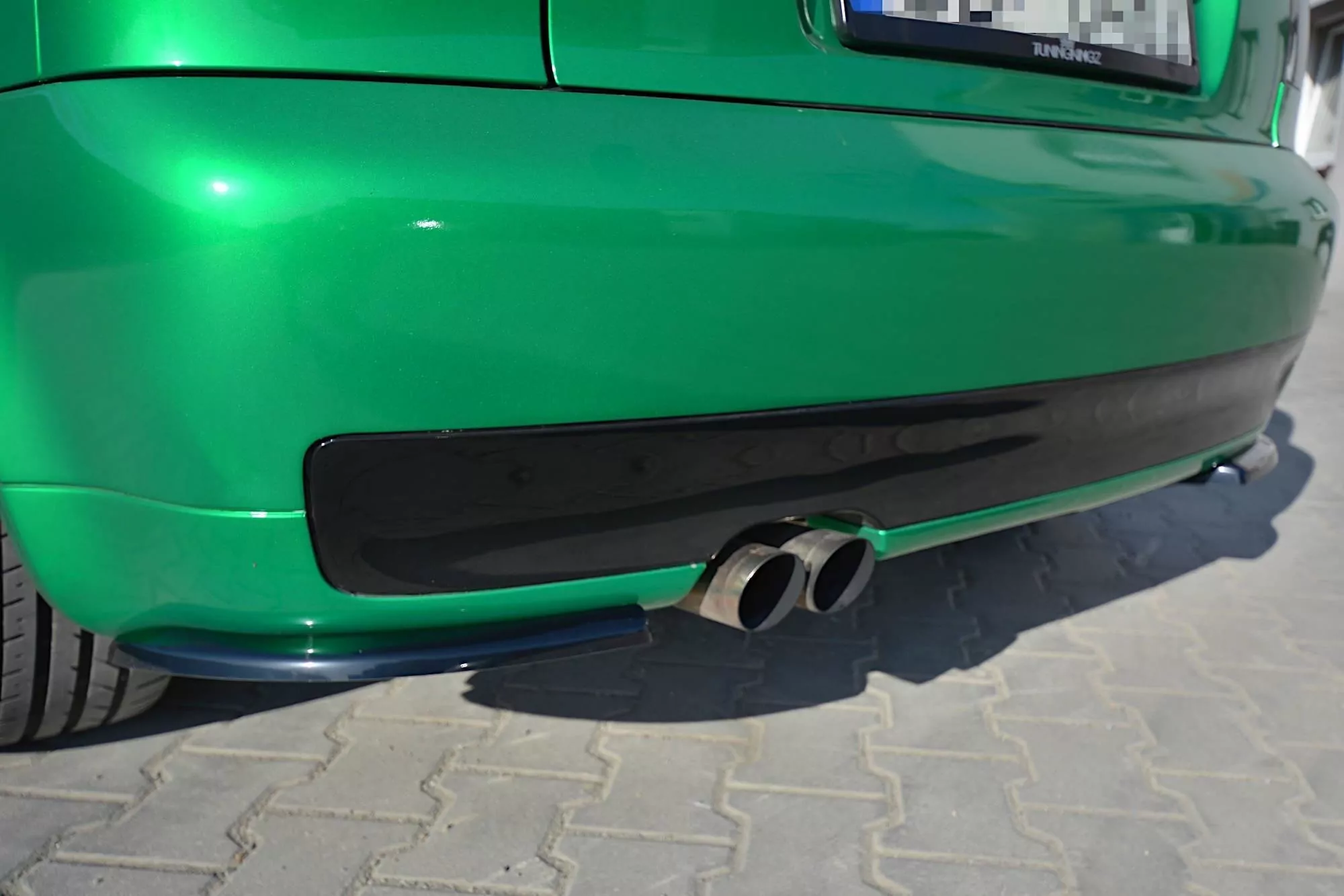 Heck Ansatz Flaps Diffusor Passend Für Passend Für AUDI S3 8L Schwarz Hochglanz Schwarz Hochglanz