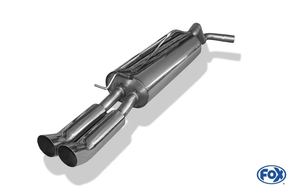 Skoda Rapid Limousine  Endschalldämpfer - 2x76 Typ 18