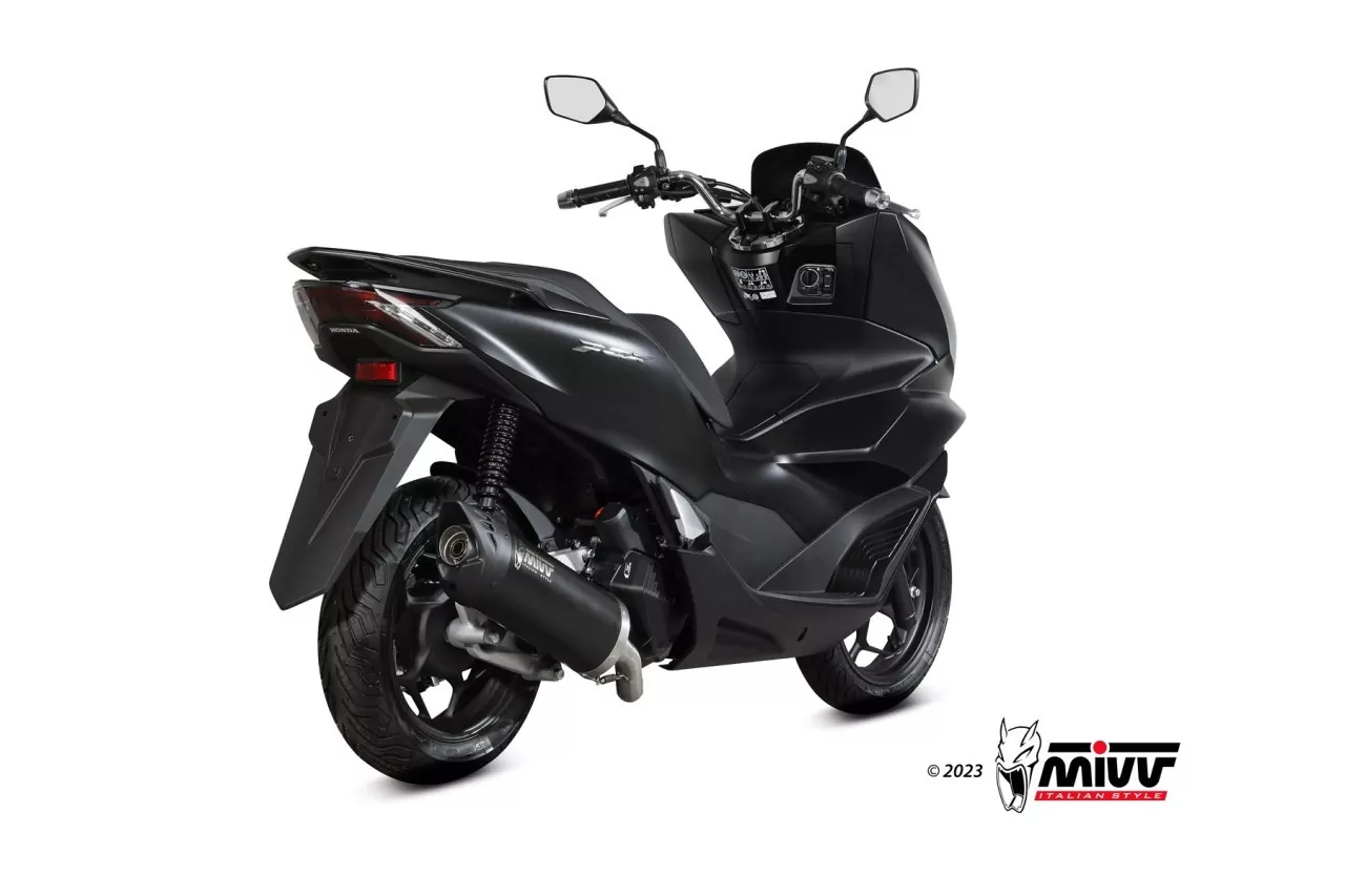 MIVV MOVER Edelstahl Schwarz HONDA PCX 125 21-23