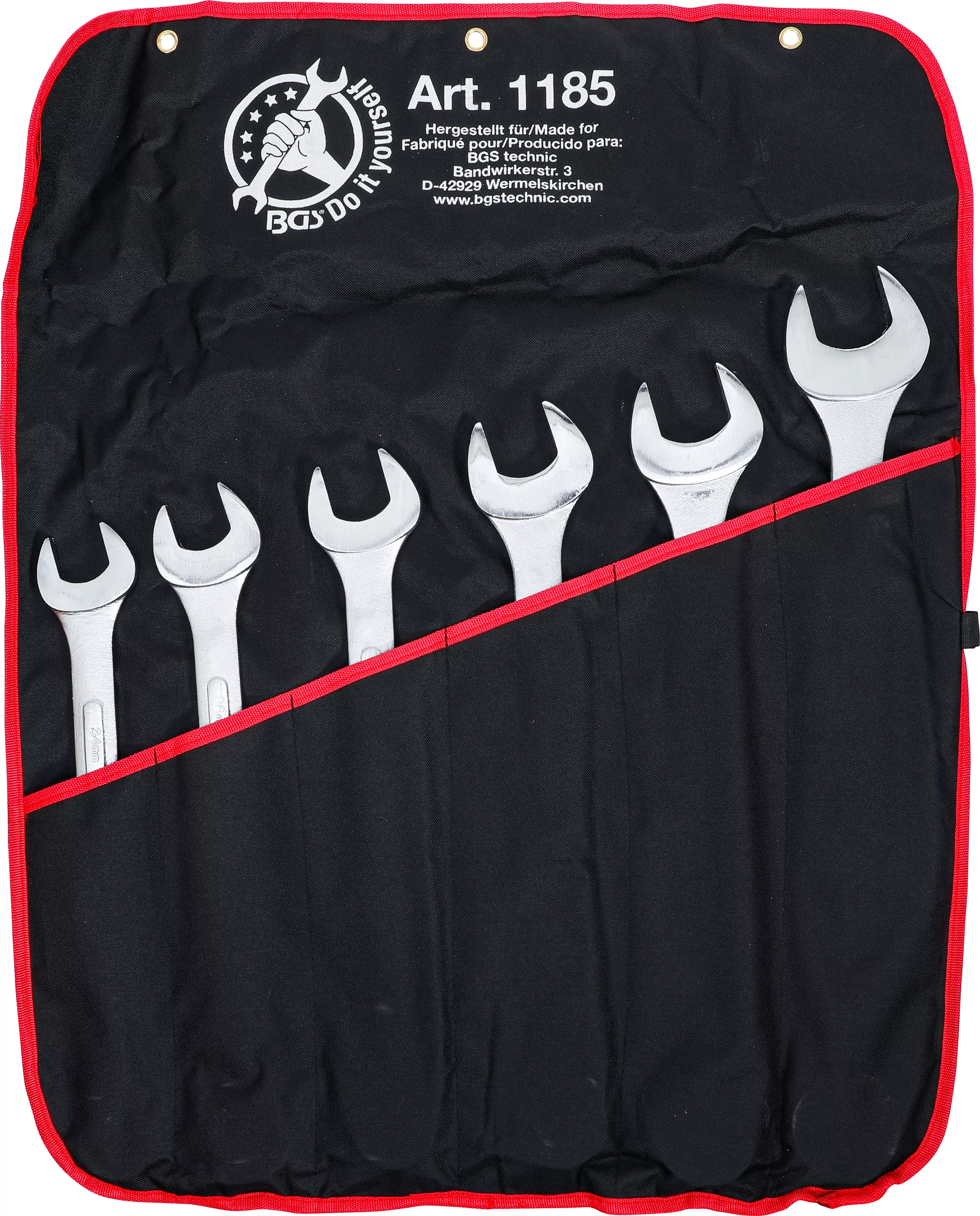 Maul-Ringschlüssel-Satz | XXL | SW 34 - 50 mm | 6-tlg.